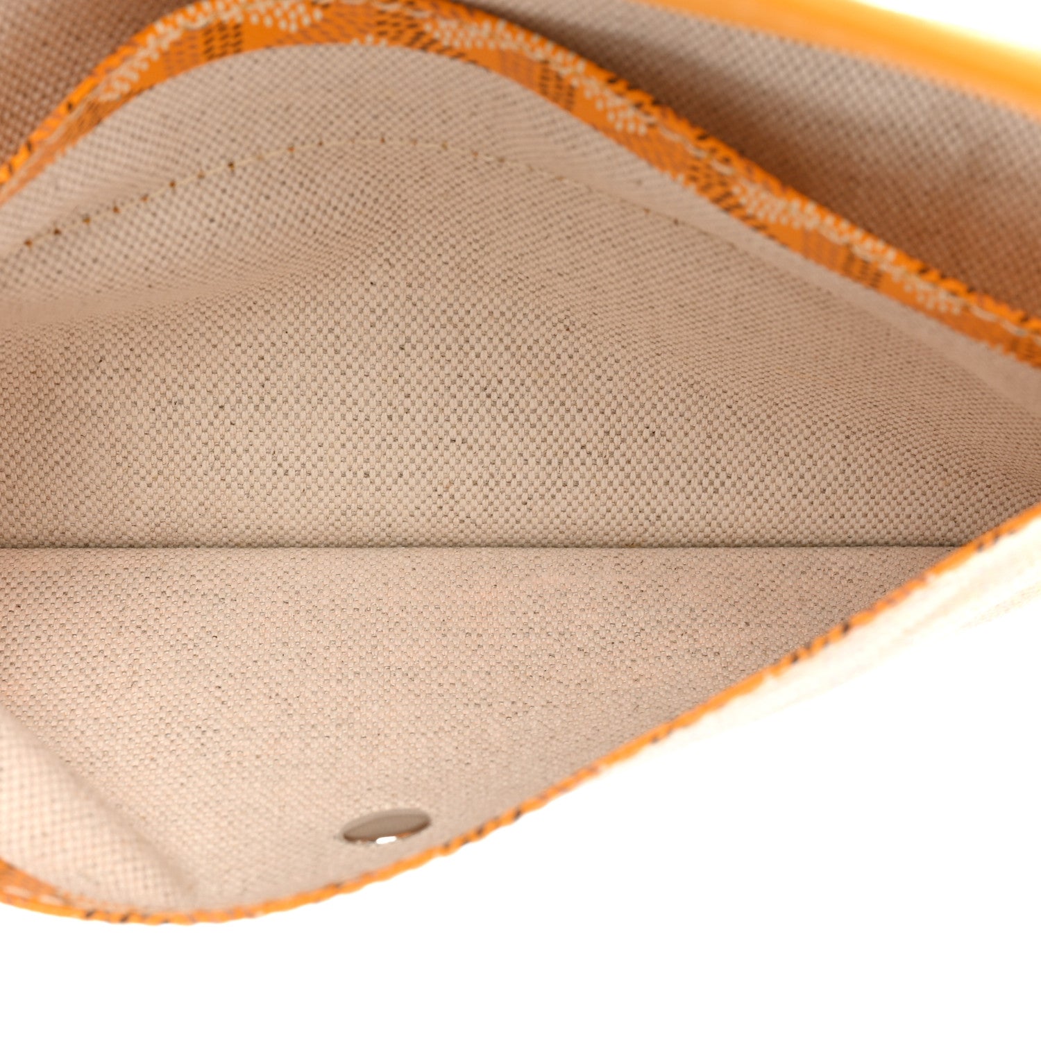 Goyard Goyardine Pouch Yellow 5 of 9