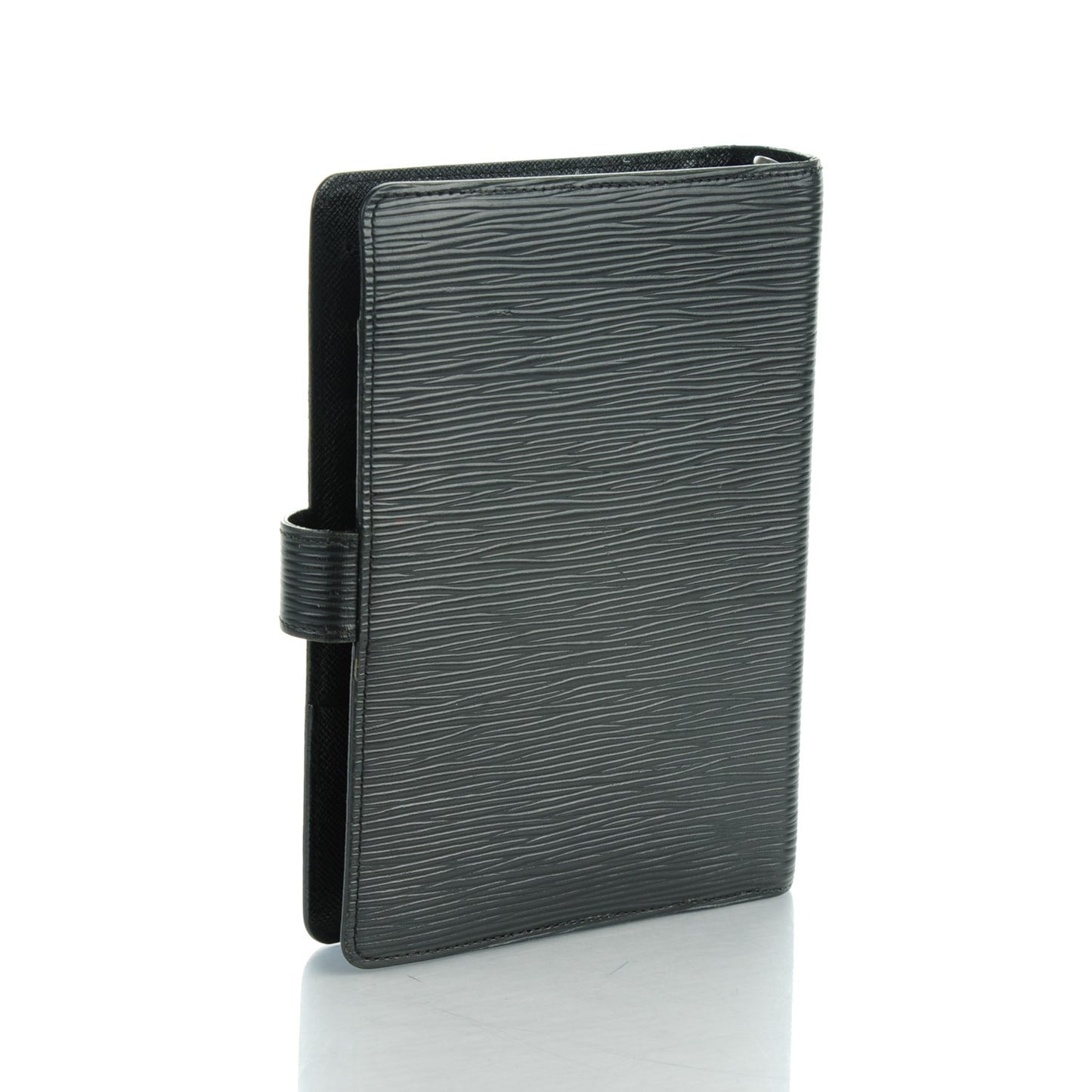 Epi Medium Ring Agenda Cover Black