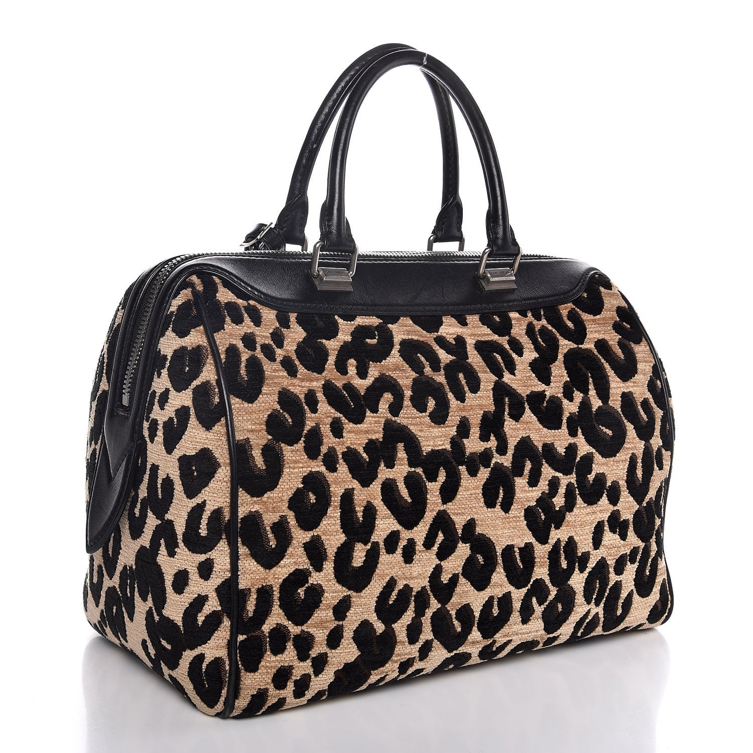 Louis Vuitton Jacquard Velvet Leopard Print Stephen Sprouse Speedy 3 of 11