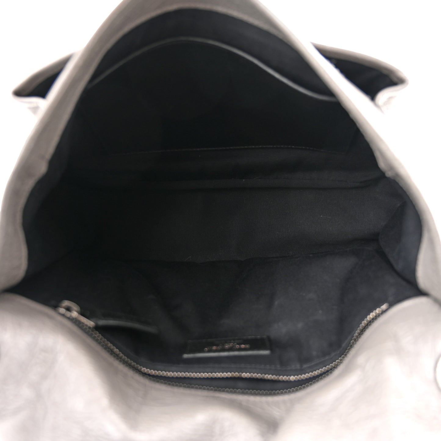 Crinkled Calfskin Matelasse Monogram Medium Niki Chain Satchel Fog
