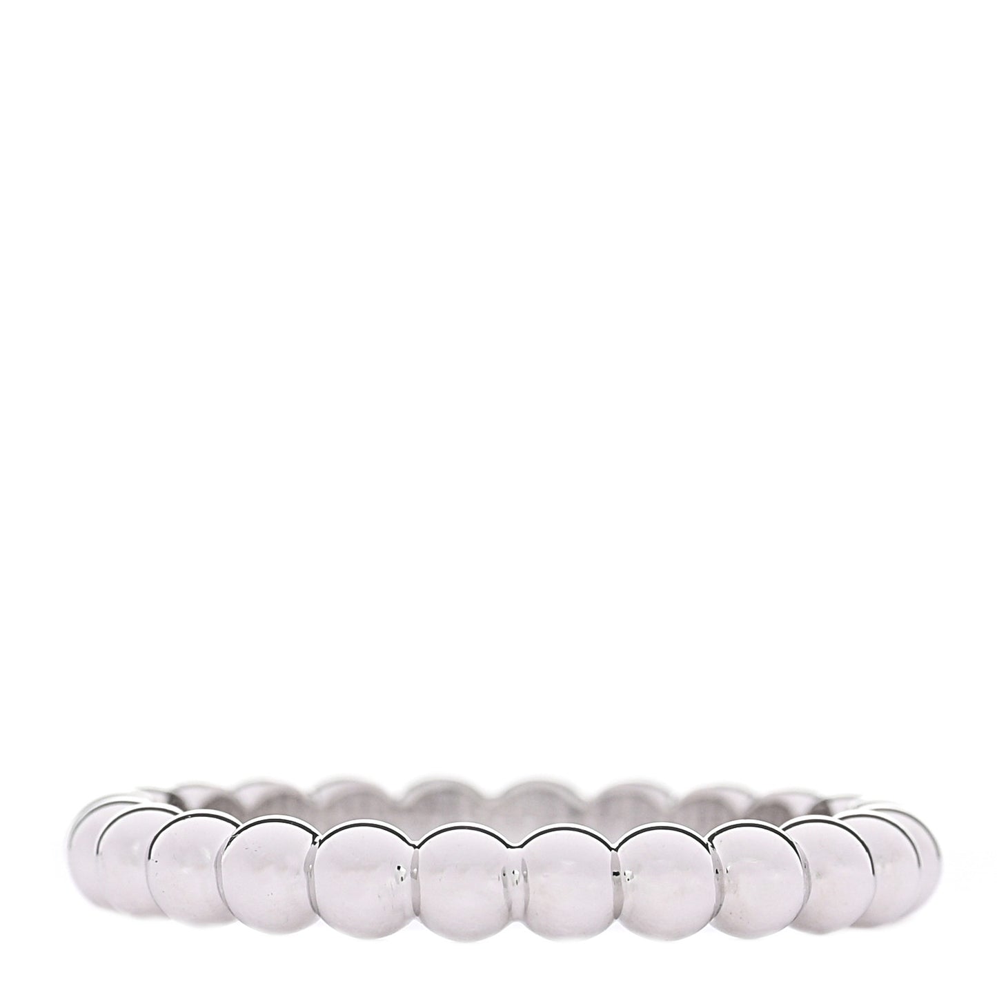 18K White Gold Small Perlee Ring 53 6.5