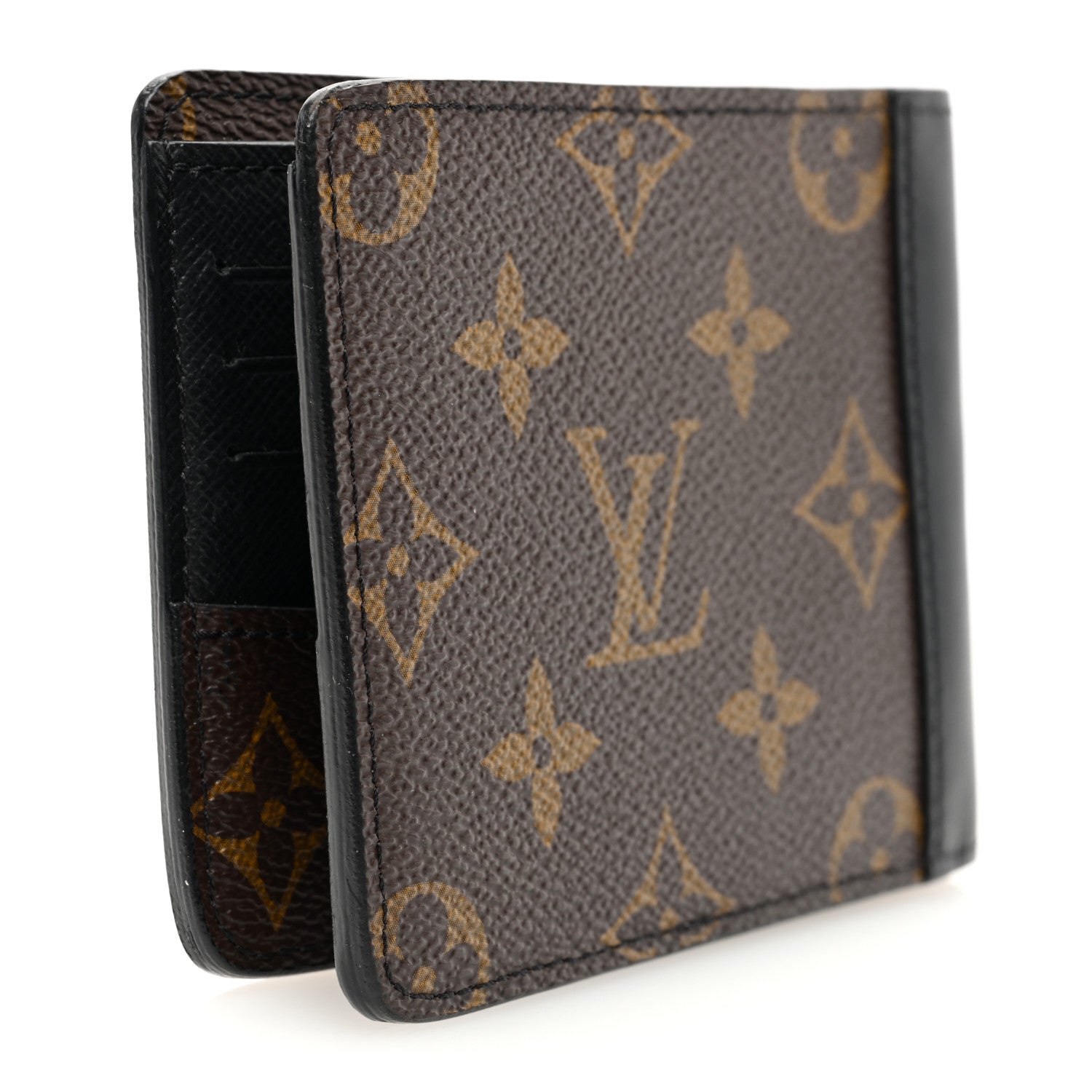 Louis Vuitton Monogram Macassar Gaspar Wallet 3 of 6