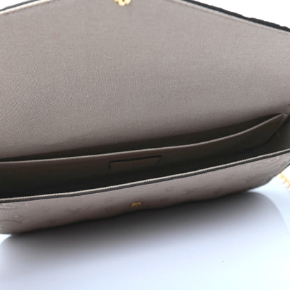 Louis Vuitton Empreinte Pochette Felicie Chain Wallet Tourterelle 4 of 4