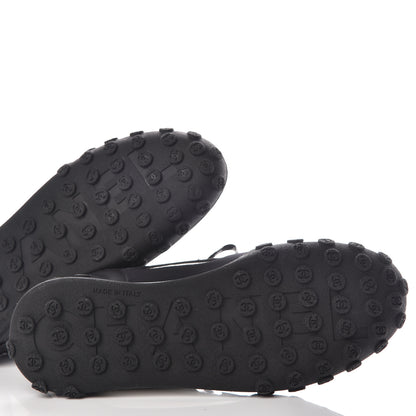 Chanel Calfskin Mesh Lycra Sneakers 38 Black 8 of 9