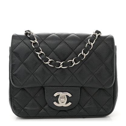 Chanel Caviar Quilted Mini Square Flap Black 1 of 12