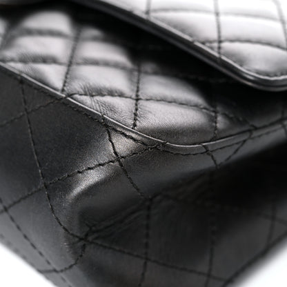 Chanel Metallic Calfskin Quilted 2.55 Reissue 226 Flap Charcoal 9 of 21