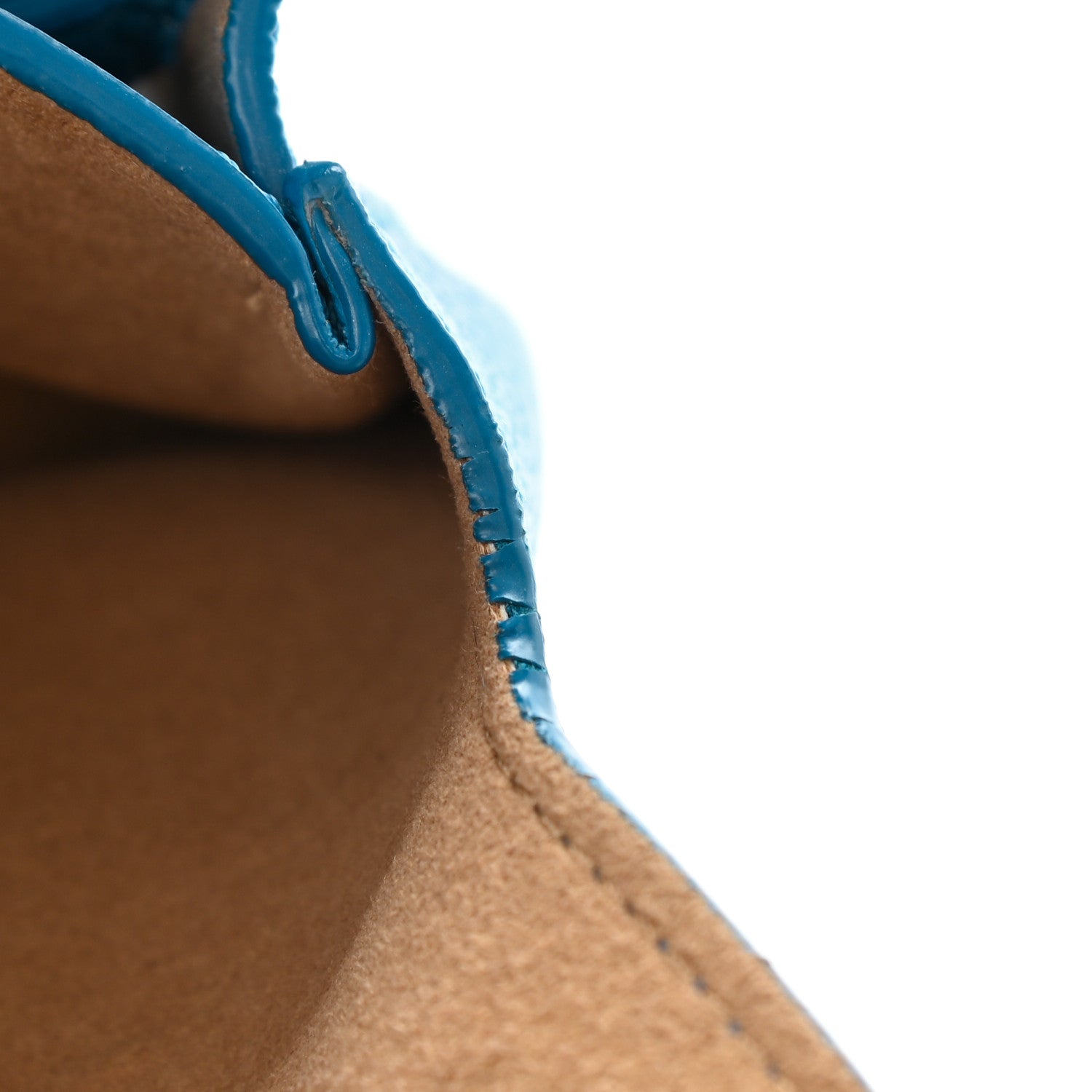 MCM Grained Calfskin Mini Milla Tote Tile Blue 10 of 11