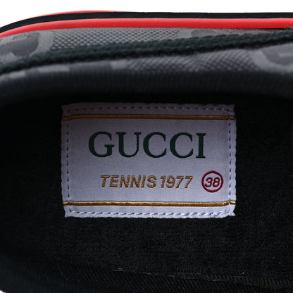 Gucci Econyl Nylon Web Monogram Off The Grid Womens 1977 Tennis Sneakers 38 Black 7 of 7