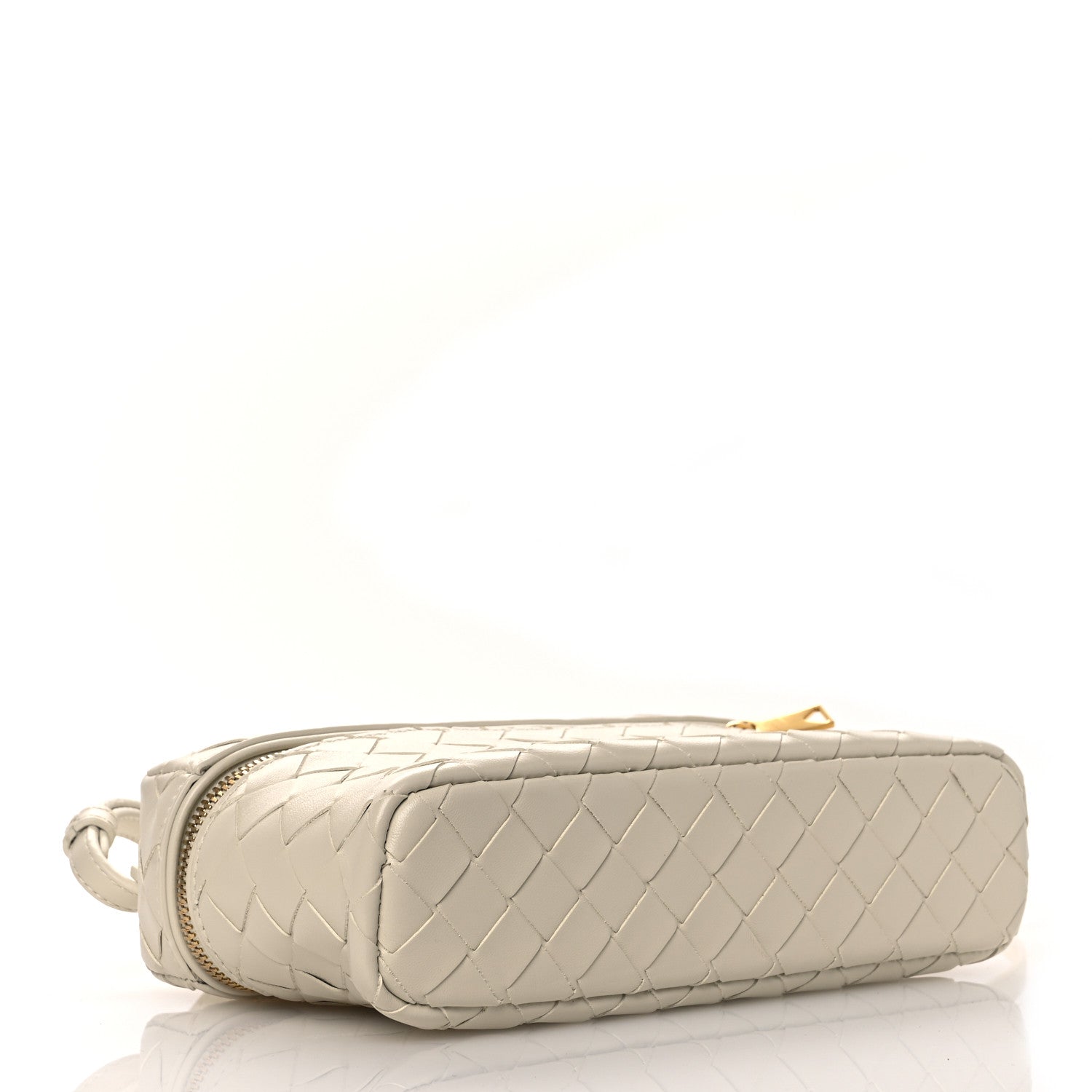 Bottega Veneta Calfskin Intrecciato Bang Bang Vanity Case Sea Salt 4 of 10
