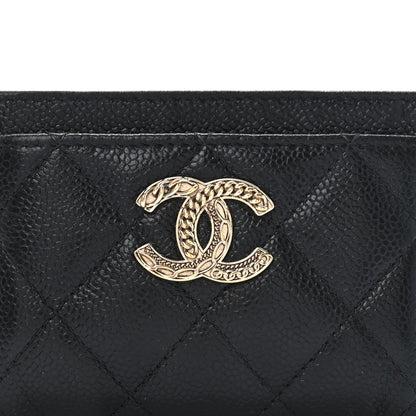 Chanel Caviar Quilted Multi Chain CC Card Holder Black 9 of 9