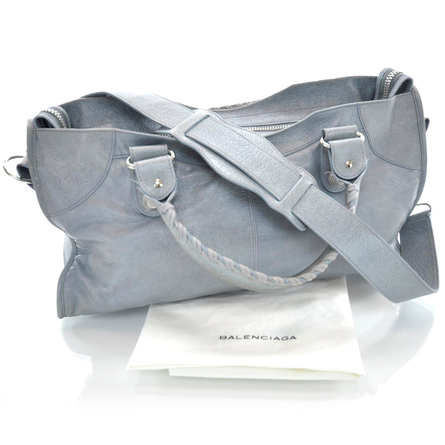 Balenciaga Agneau Giant 12 Silver Hardware City Ardoise 3 of 9