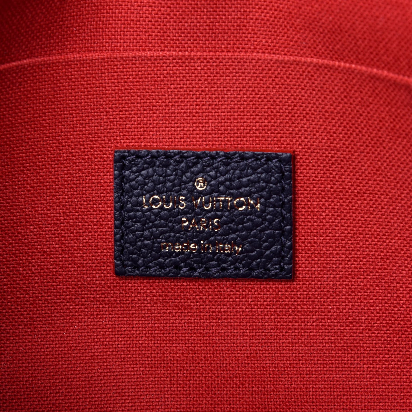 Empreinte Pochette Felicie Chain Wallet Marine Rouge