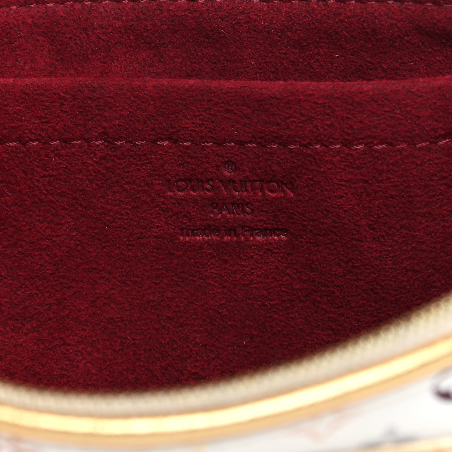 Monogram Multicolor Kate Clutch White