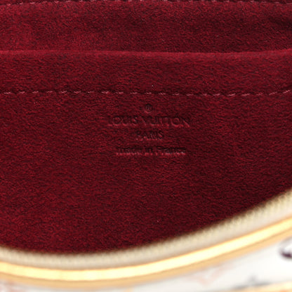 Louis Vuitton Monogram Multicolor Kate Clutch White 6 of 7