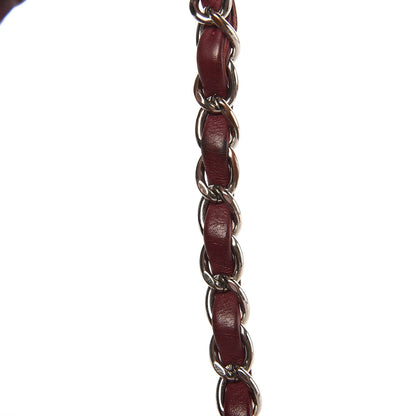 Chanel Patent Quilted Large Coco Shine Flap Burgundy 9 of 11