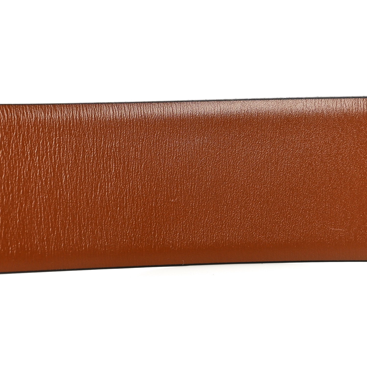 Valentino Garavani Glossy Calfskin VLogo Reversible 40mm Belt 85 34 Saddle Brown Black 10 of 12