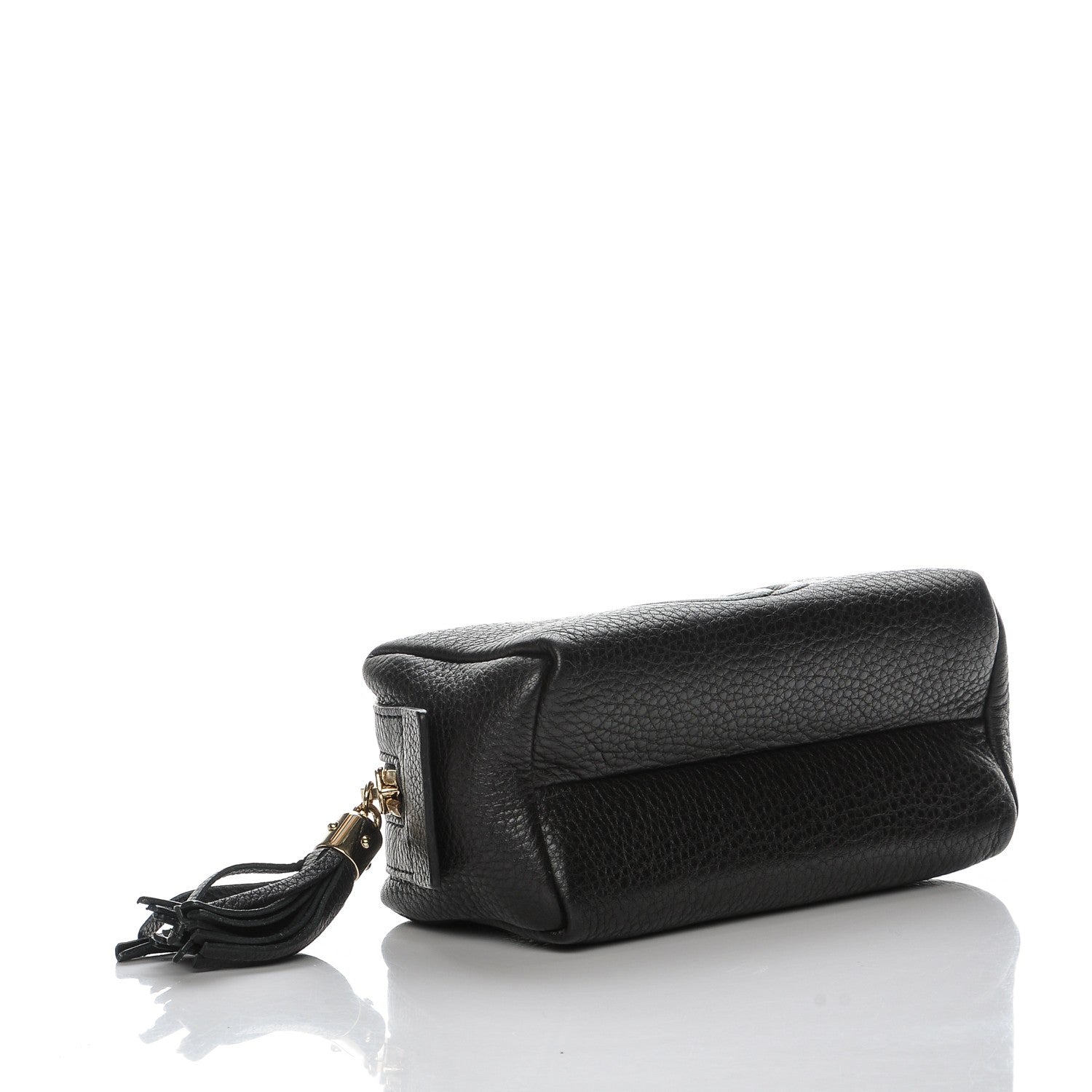 Gucci Pebbled Calfskin Soho Small Cosmetic Case Black 4 of 8