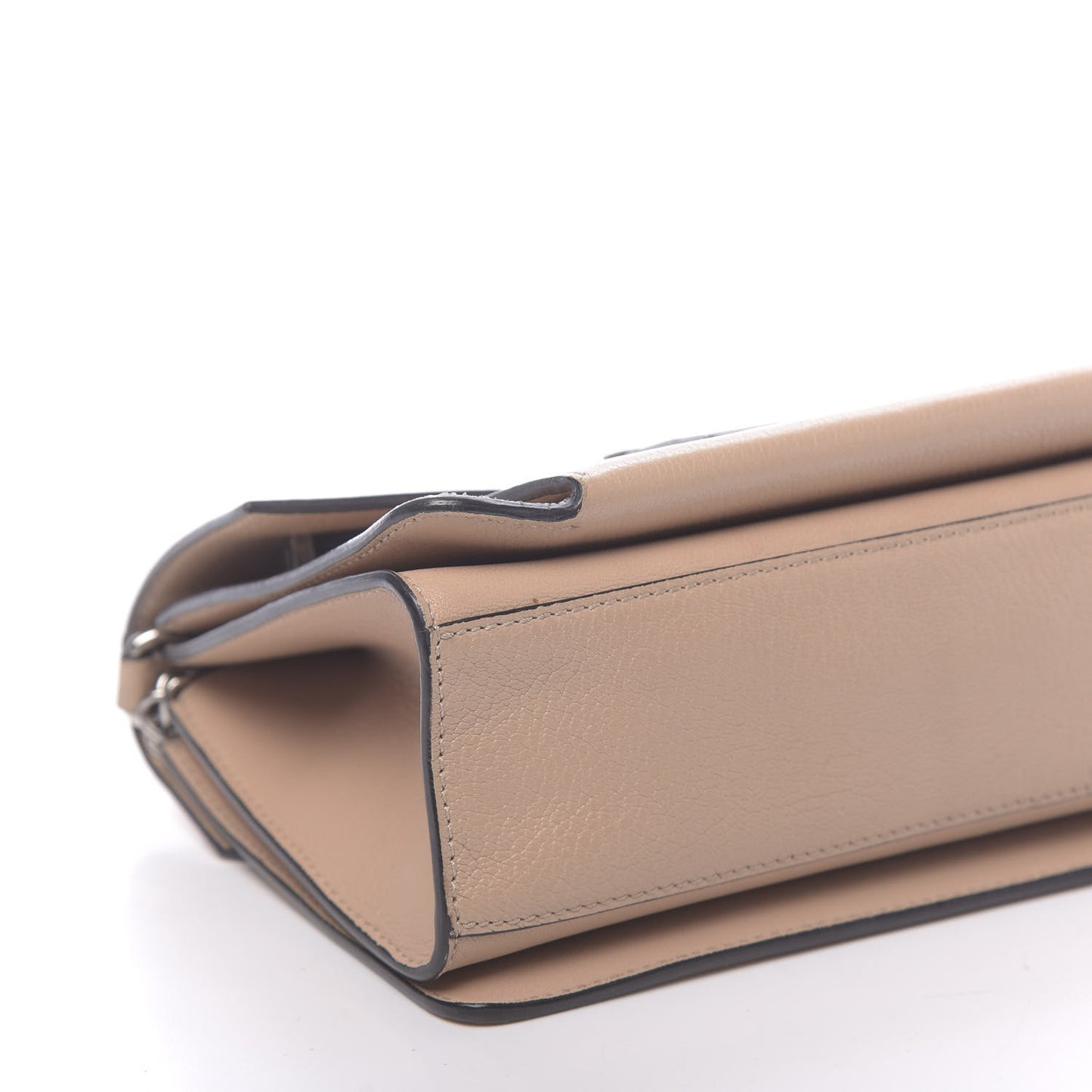 Goatskin Small GV3 Shoulder Bag Beige