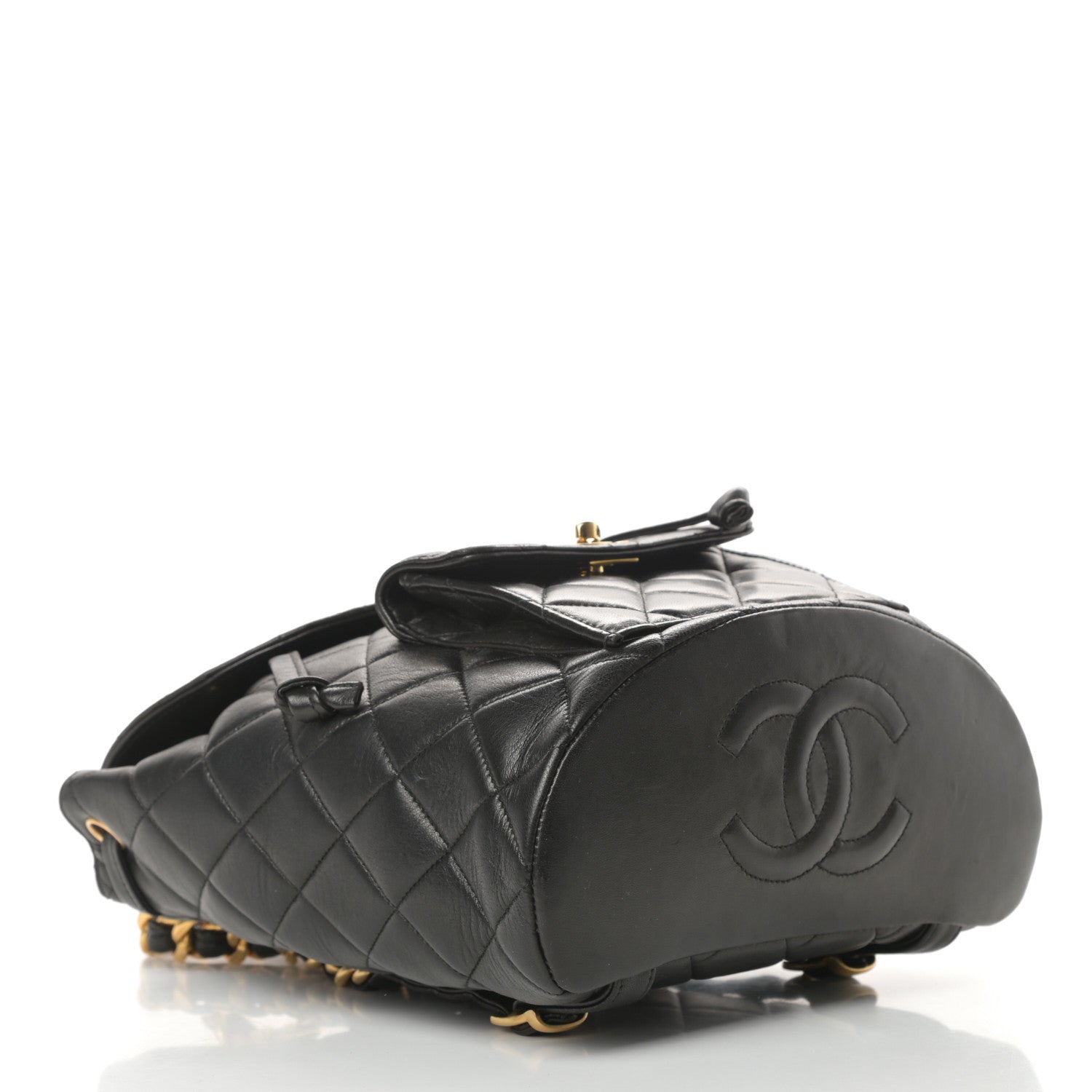 Chanel Lambskin Quilted Backpack Black 4 of 18