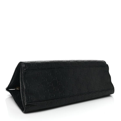 Gucci Guccissima Large Emily Chain Shoulder Bag Black 4 of 9