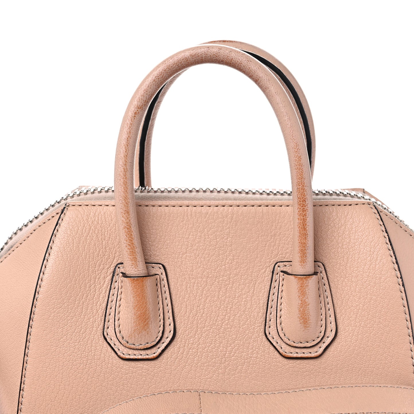 Sugar Goatskin Mini Antigona Powder
