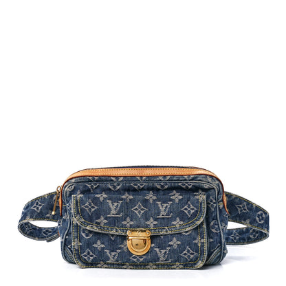 Louis Vuitton Monogram Denim Bum Bag Blue 1 of 10