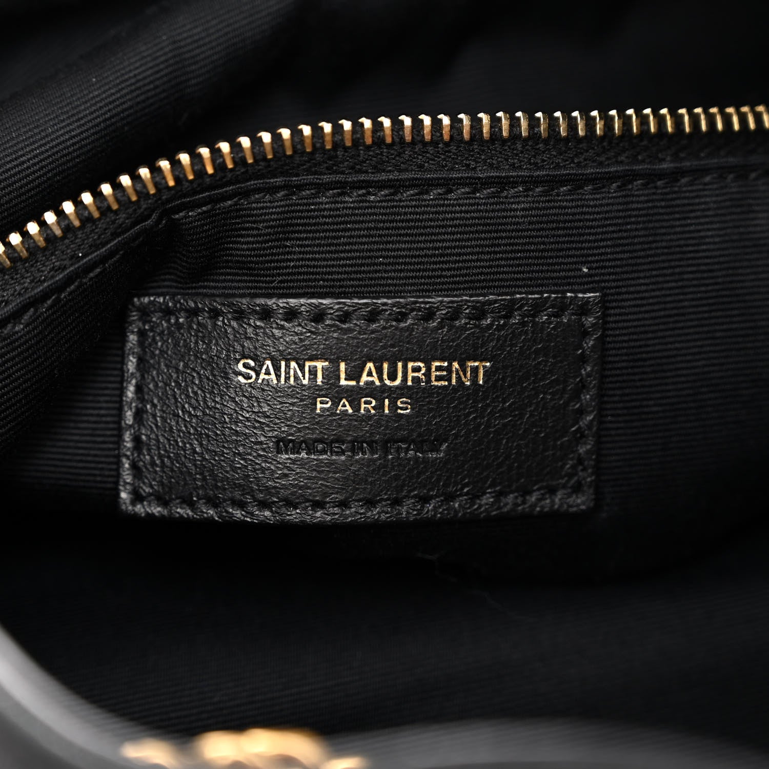 Saint Laurent Lambskin Matelasse Monogram Joe Backpack Black 6 of 9