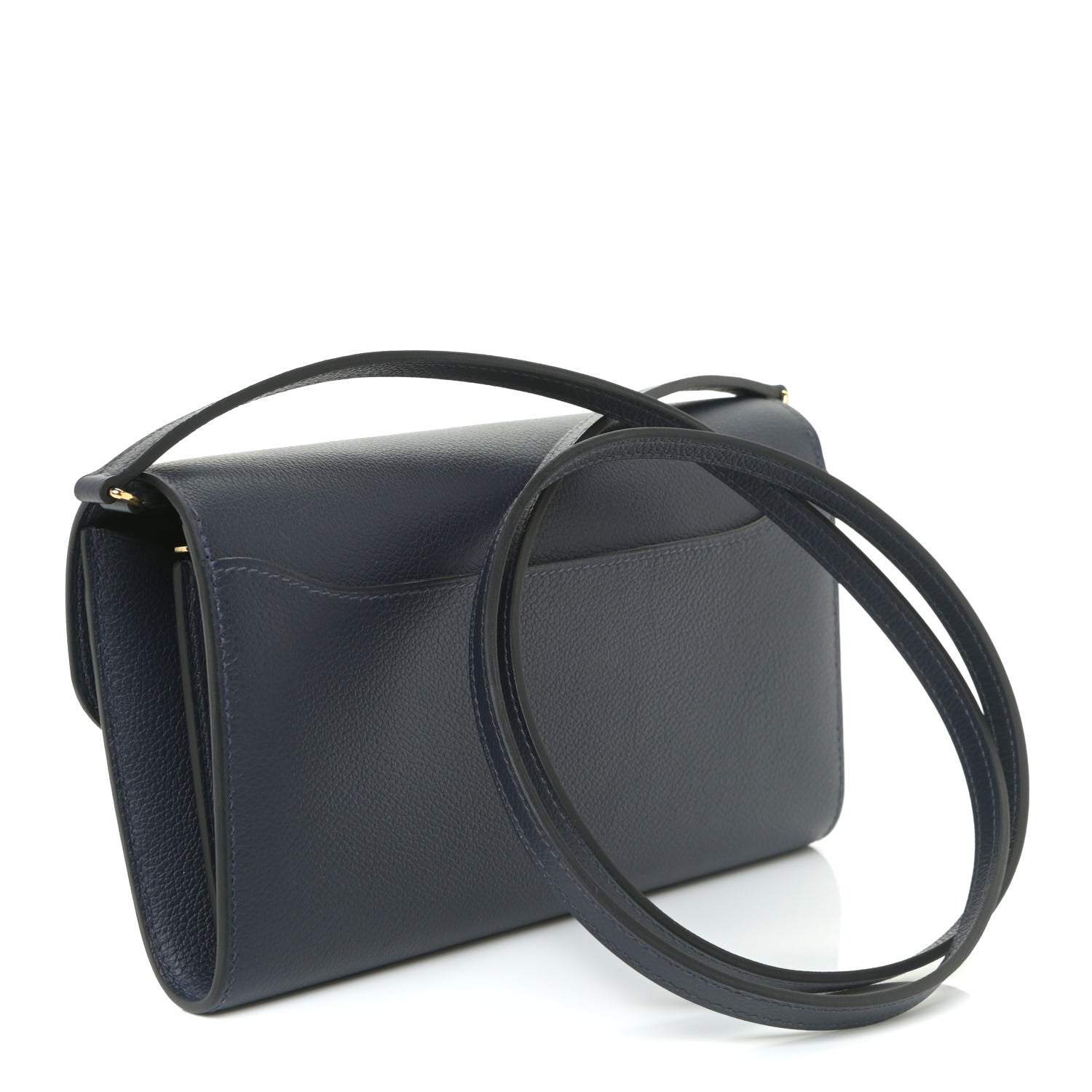 Hermes Evercolor Constance Wallet To Go Bleu Nuit 2 of 9