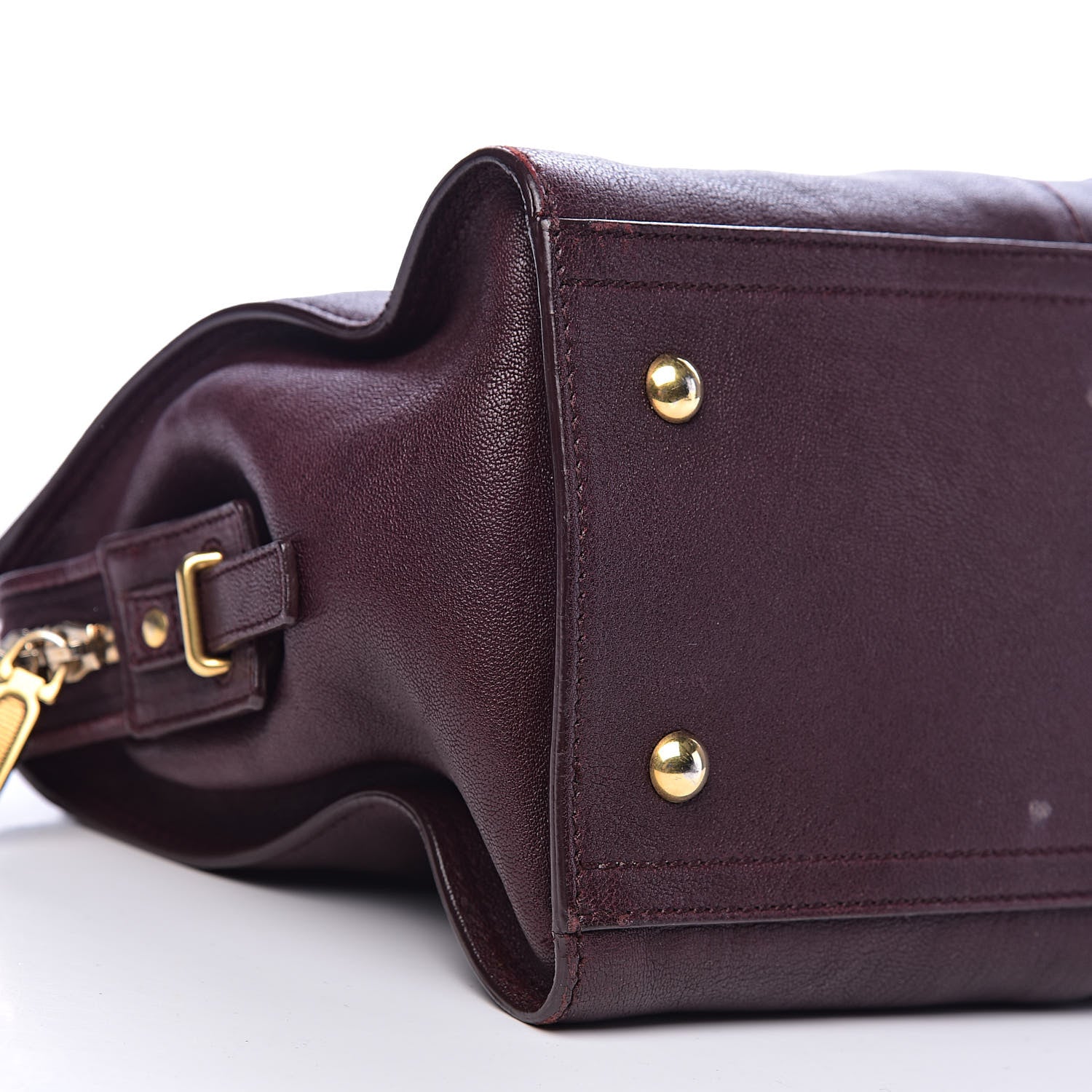 Saint Laurent Sheepskin Small Cabas ChYc Plum 10 of 17