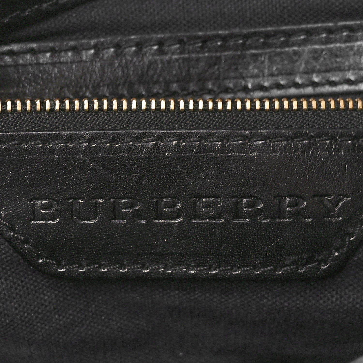 Burberry House Check Bridle Calfskin Medium Lynher Tote Black 7 of 10