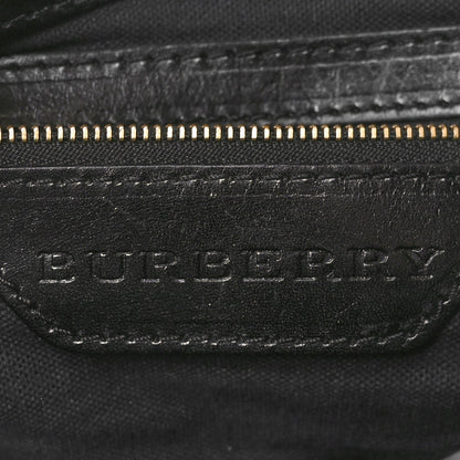 Burberry House Check Bridle Calfskin Medium Lynher Tote Black 7 of 10
