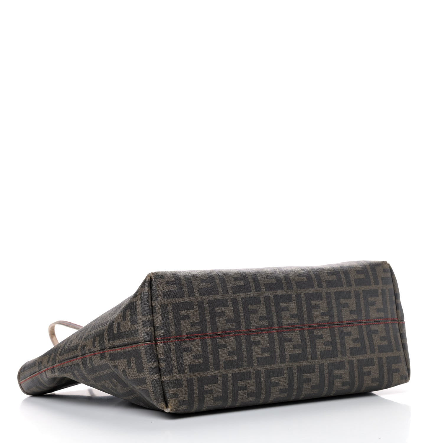 Fendi Zucca Spalmati Small Roll Tote Tobacco Fragola 3 of 7