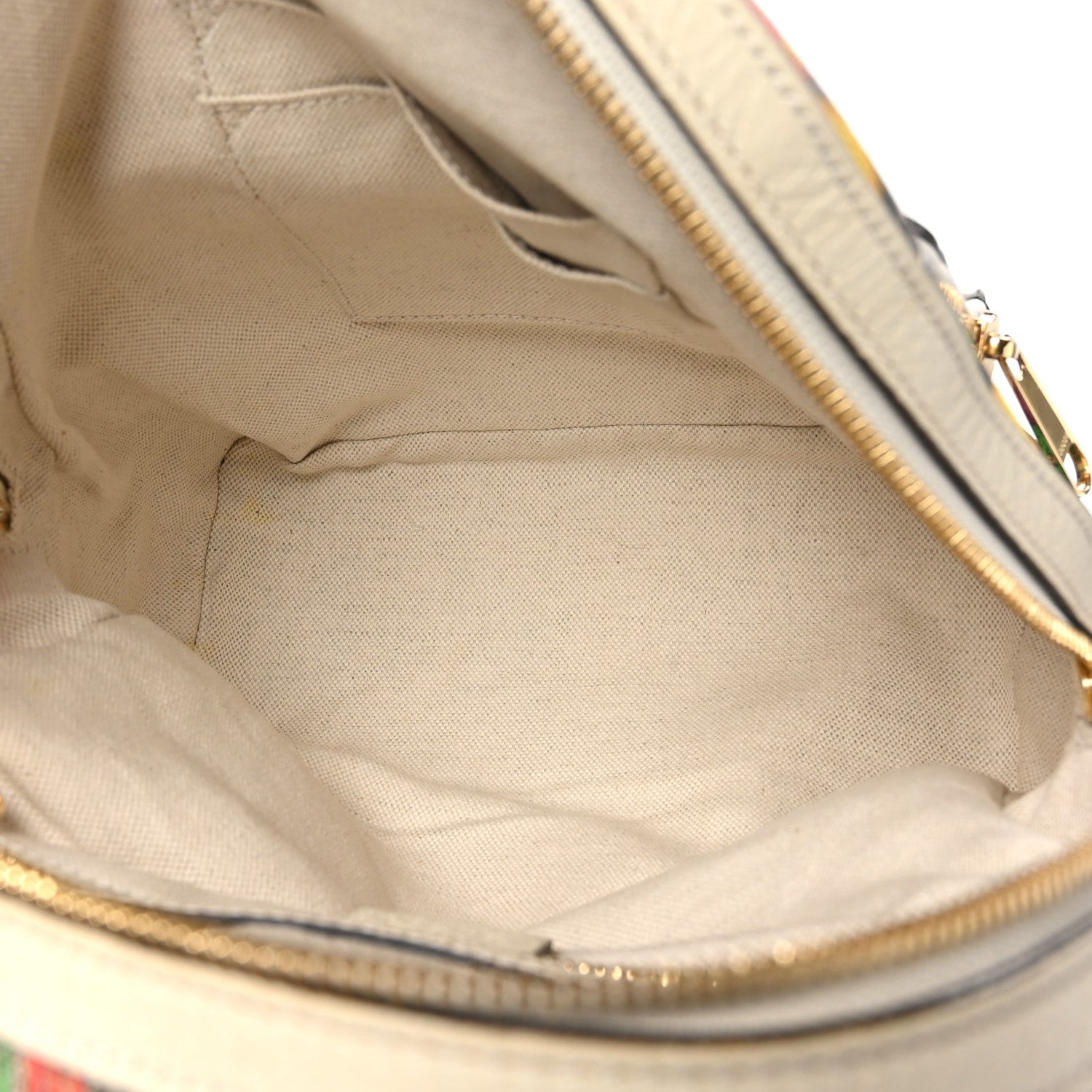 Gucci GG Supreme Monogram Flora Web Small Ophidia Day Backpack White 5 of 11