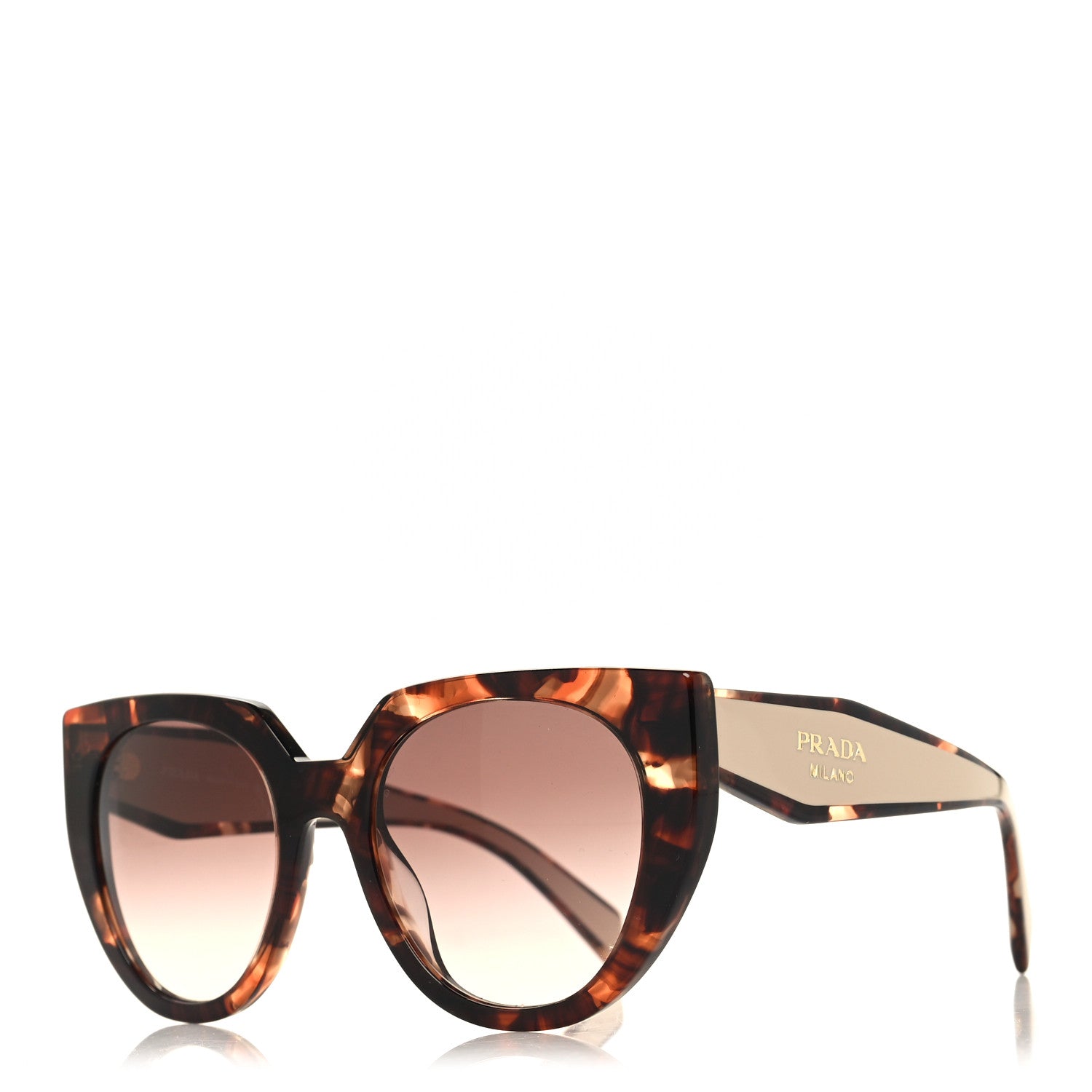 Prada Acetate Sunglasses SPR 14W Tortoise Pink 1 of 7