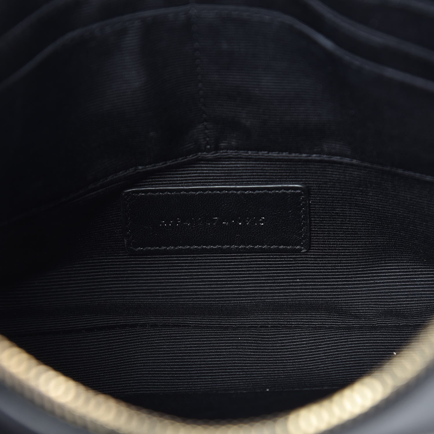 Saint Laurent Calfskin Teen Monogram Crossbody Bag Black 7 of 14