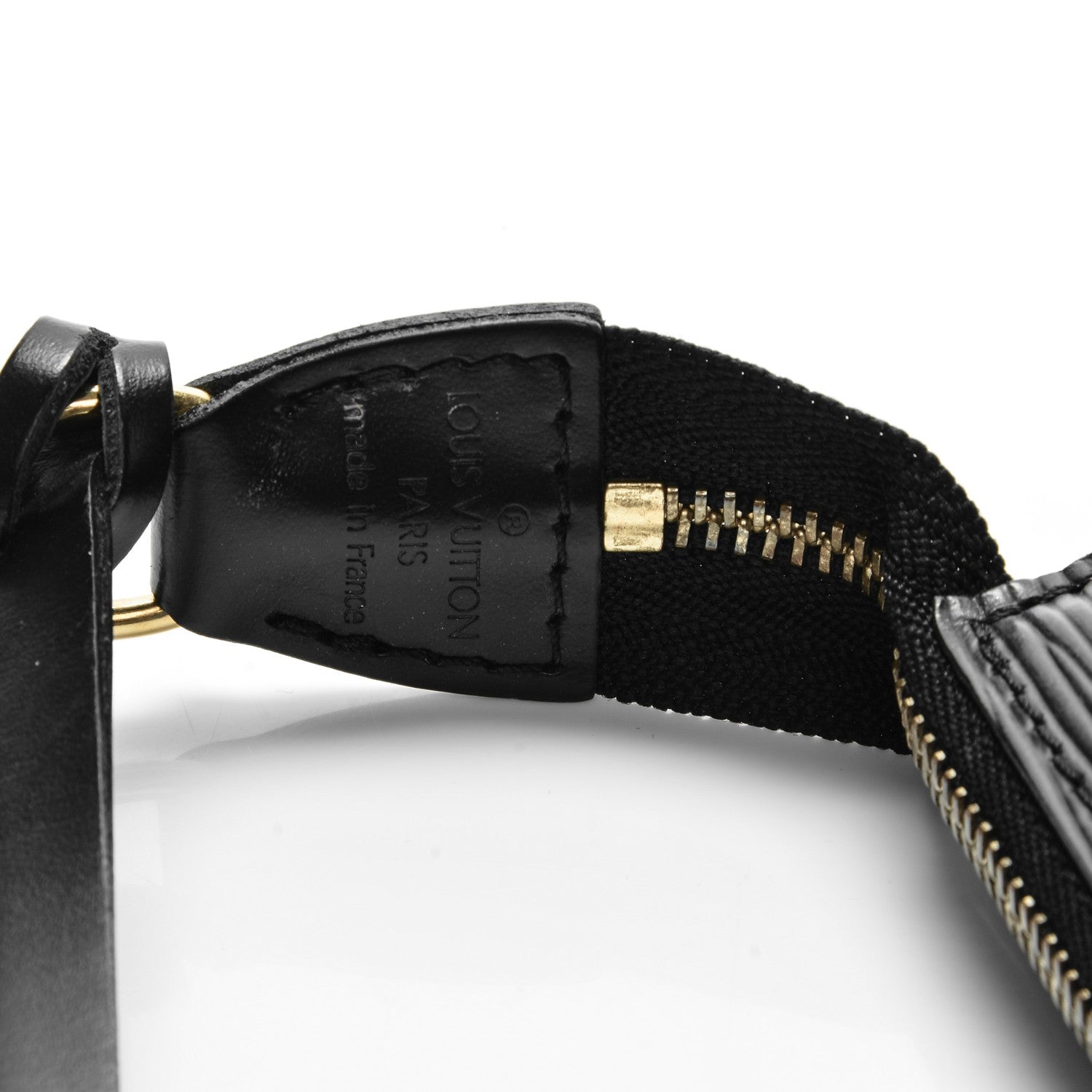 Louis Vuitton Epi Pochette Accessories 24 Black 5 of 9