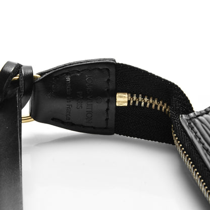 Louis Vuitton Epi Pochette Accessories 24 Black 5 of 9