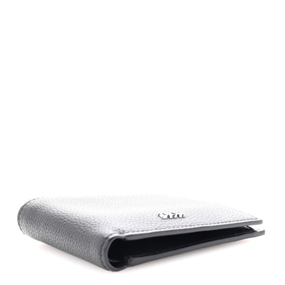 Christian Dior Grained Calfskin Bi-Fold Wallet Black 4 of 6