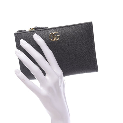Gucci Dollar Calfskin GG Marmont Zipped Wallet Black 2 of 8