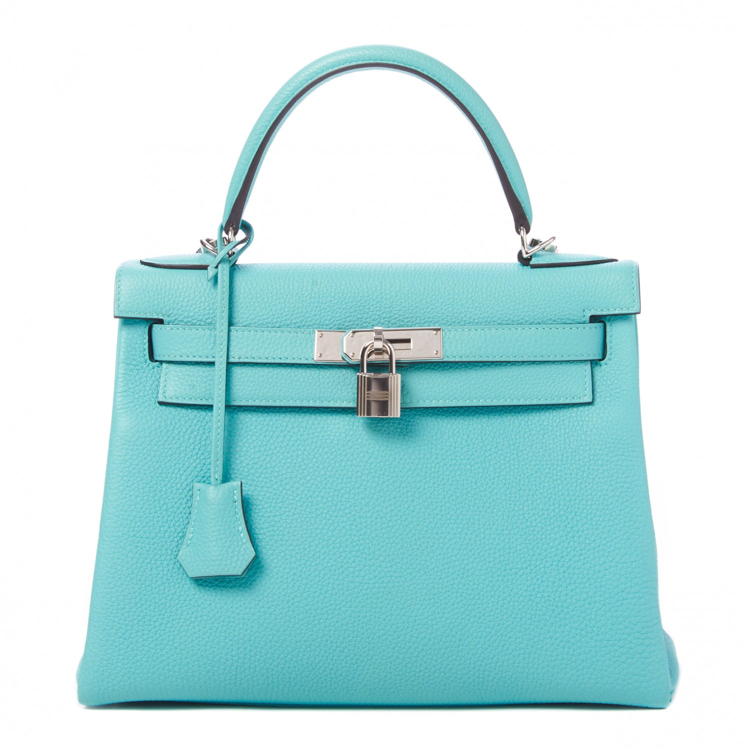 Hermes Togo Kelly Retourne 28 Bleu Atoll 1 of 31