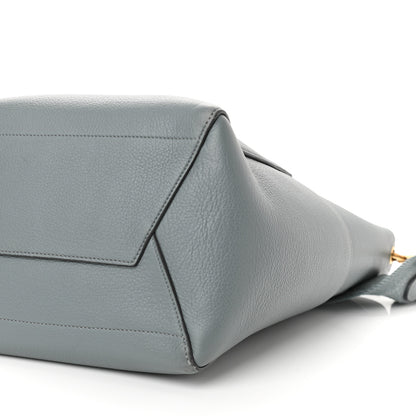 Celine Soft Grained Calfskin Sangle Bucket Bag Storm 9 of 9
