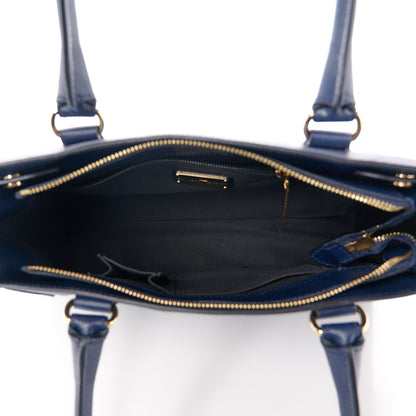 Salvatore Ferragamo Calfskin Briana Tote Navy 5 of 11