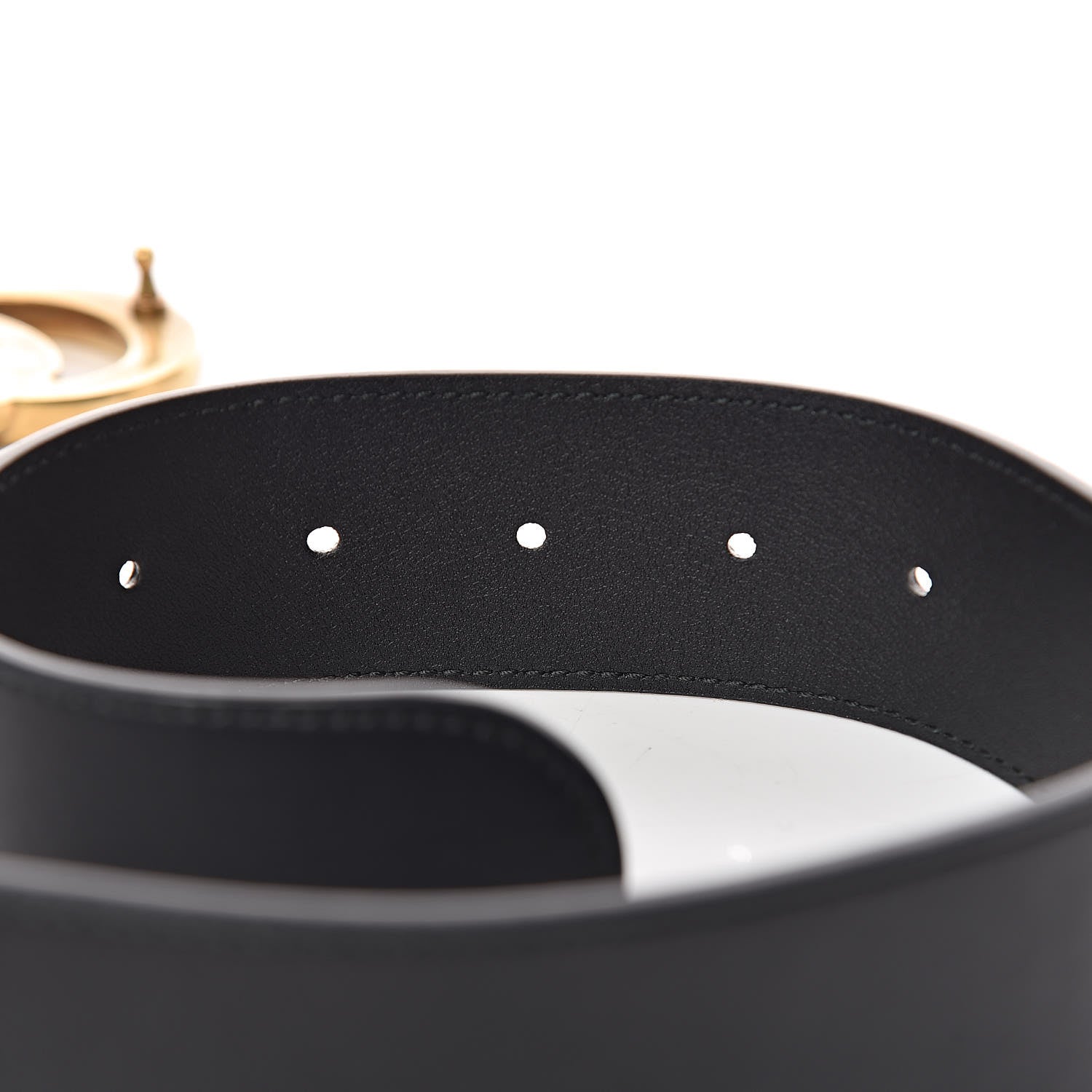 Gucci Calfskin Double G 40mm Belt 80 32 Black 5 of 7