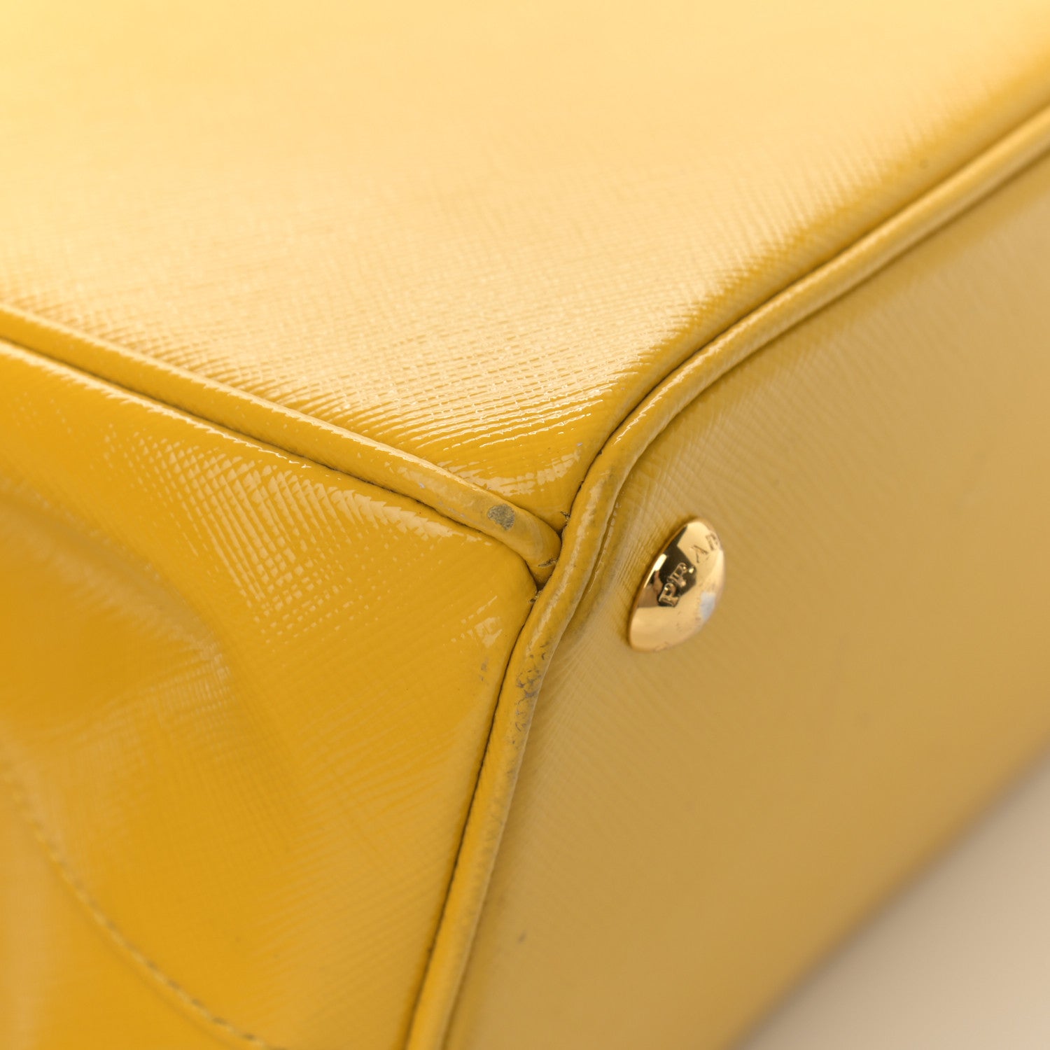 Prada Saffiano Lux Parabole Tote Mimosa 5 of 17