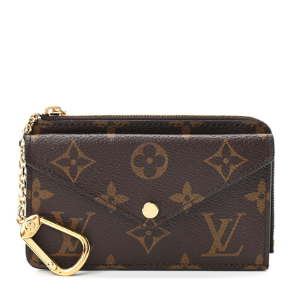 Louis Vuitton Monogram Recto Verso Card Holder Black 1 of 6