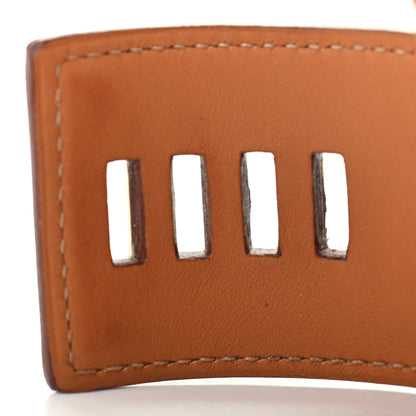 Hermes Barenia Collier de Chien CDC Bracelet S Fauve 3 of 6