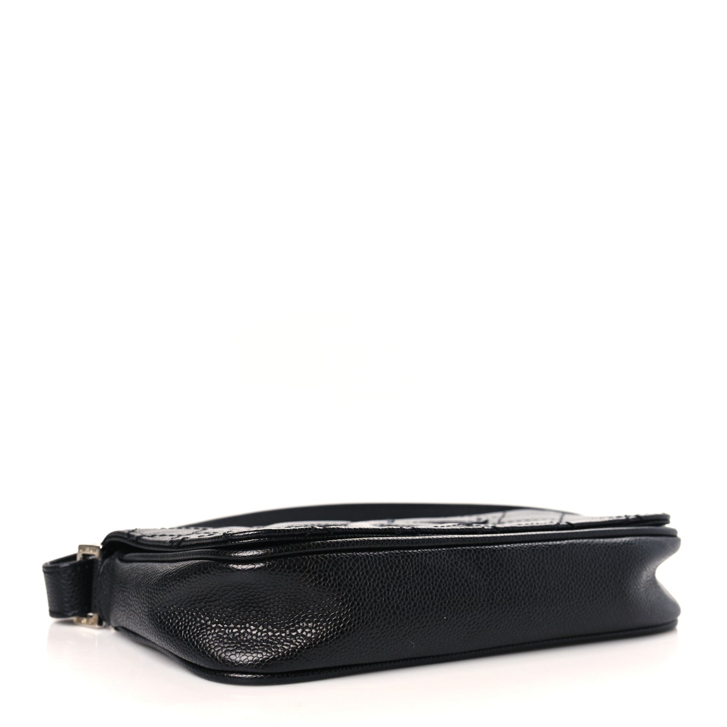 Caviar Quilted Timeless CC Flap Shoulder Bag Black