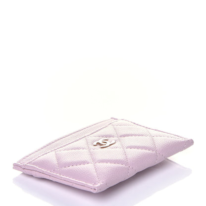 Chanel Caviar Quilted Card Holder Light Pink 4 of 8