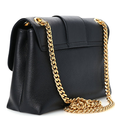 Celine Supple Calfskin Teen Victoire Black 3 of 10