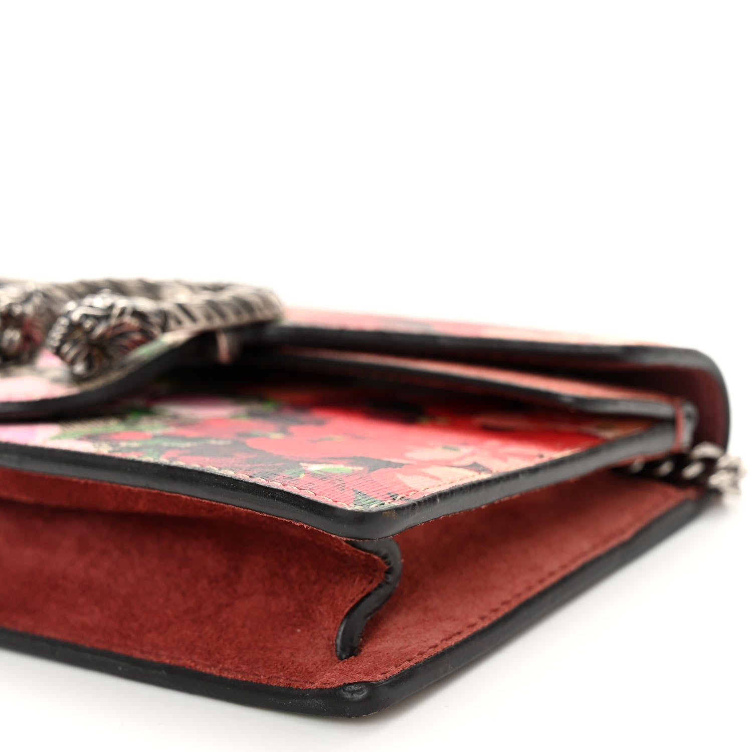 Gucci GG Supreme Monogram Blooms Super Mini Dionysus Shoulder Bag Beige Multicolor Dry Rose 9 of 10